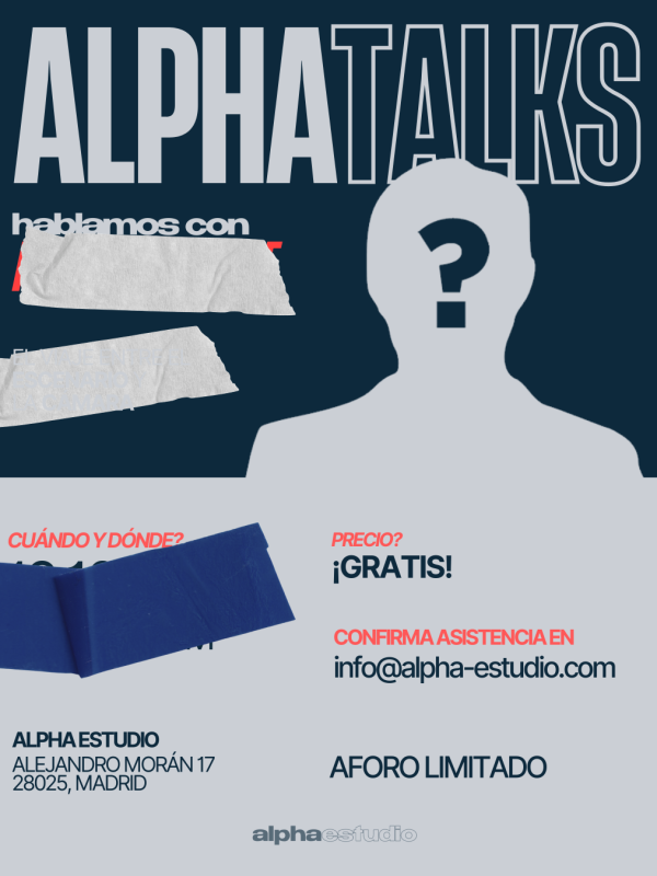 Cartel - Alpha Talks __ (Personalizado)